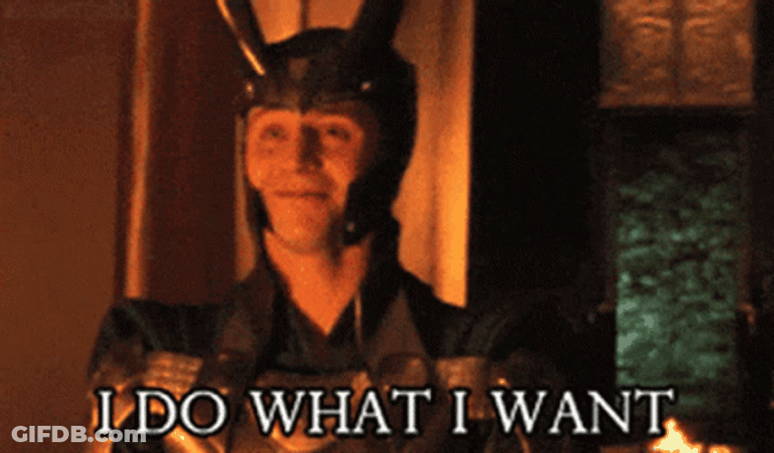 Tom Hiddleston I Do What I Want GIF