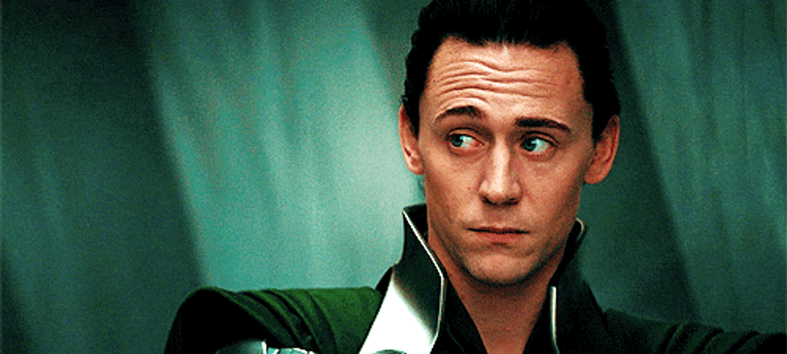 Tom Hiddleston Looking Sideways GIF