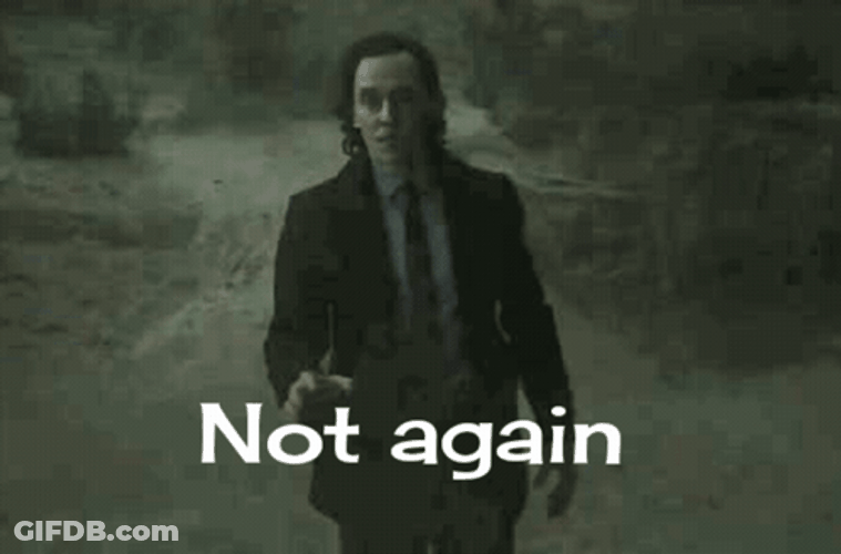 Tom Hiddleston Says Not Again Calmly GIF