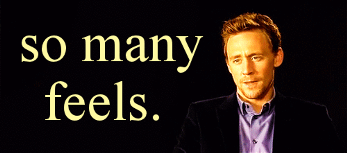 Tom Hiddleston So Many Feels GIF