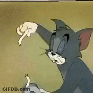 Tom Holding Tape Dispenser GIF