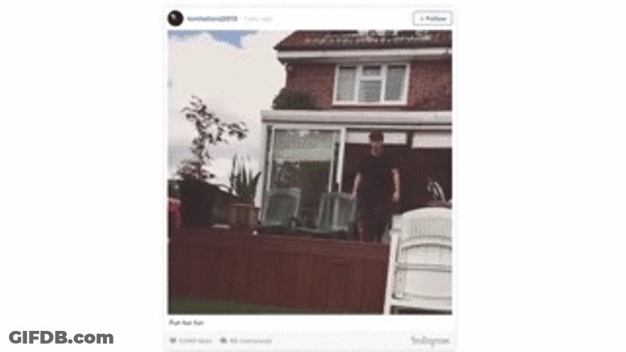 Tom Holland Instagram Back-Flips GIF