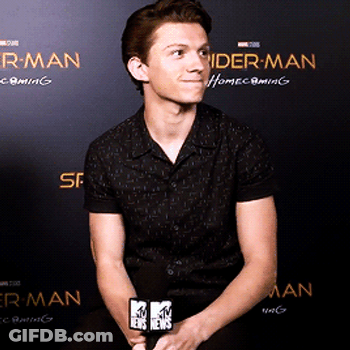 Tom Holland Spider-Man Home Coming GIF