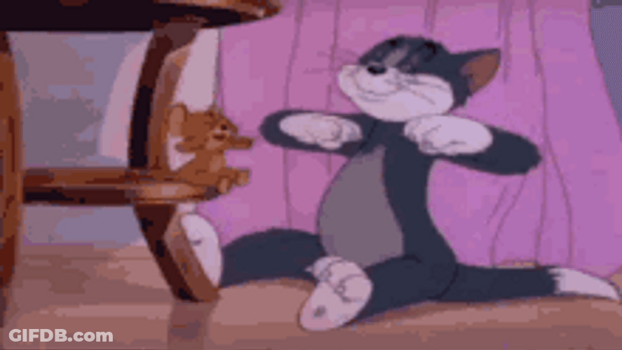 Tom & Jerry Playing GIF