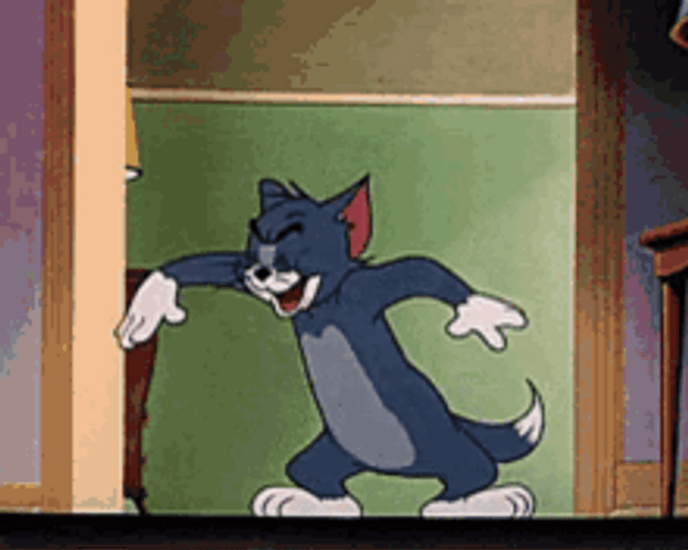 Tom Laughing Hilariously GIF
