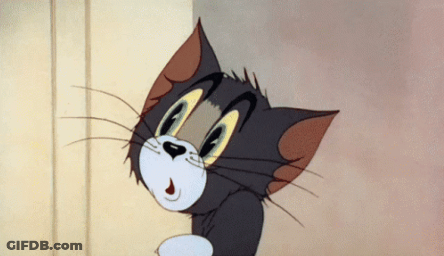 Tom Popping Heart Eyes GIF