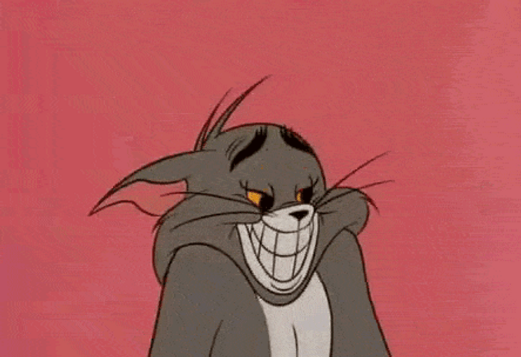 Tom The Cat Guilty Big Smile GIF