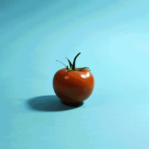Tomato As Pin Cushion GIF