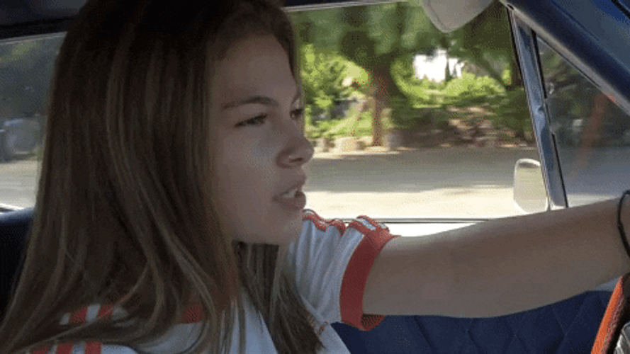 Tomboy Destiny Rogers Driving GIF