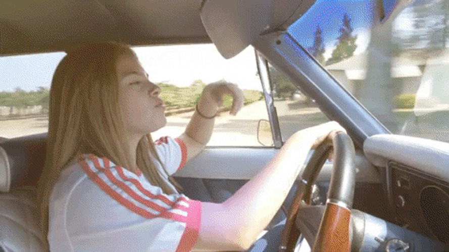Tomboy Destiny Rogers Singing Car GIF