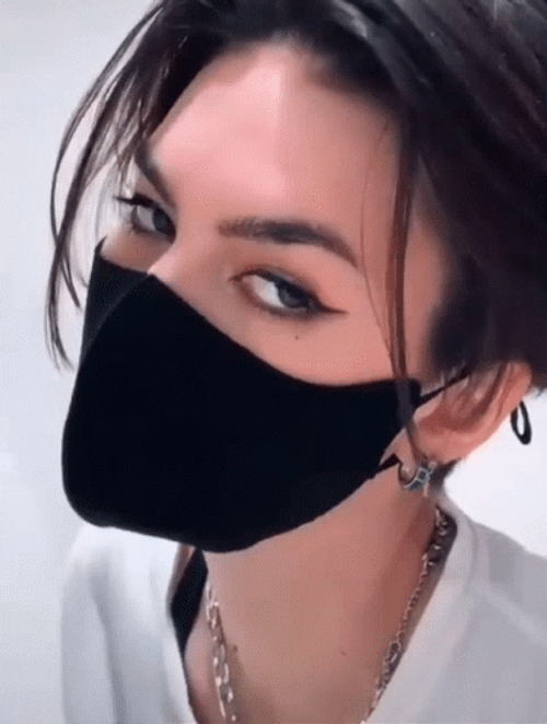Tomboy Emo Short Hair GIF