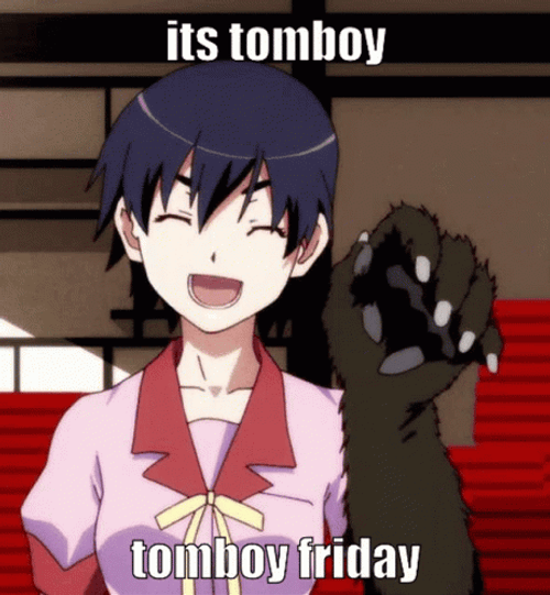 Tomboy Friday Bakemonogatari Suruga Monkey Claw GIF