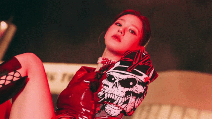Tomboy Gidle KPop Miyeon GIF