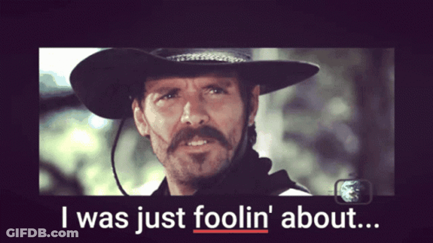 Tombstone Michael Biehn Just Foolin GIF