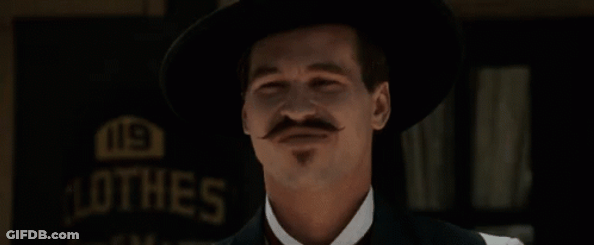 Tombstone Michael Biehn Saying Very Cosmopolitan GIF