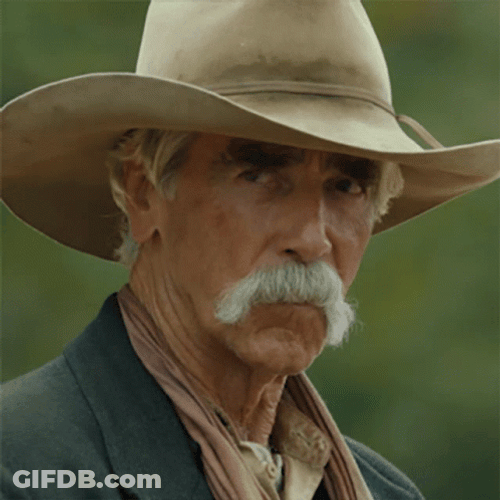 Tombstone Serious Face Sam Elliot GIF