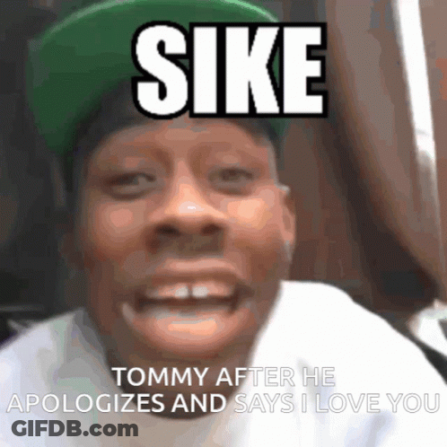 Tommy Apologizes Saying I Love You GIF