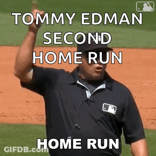 Tommy Edman Second Home Run GIF