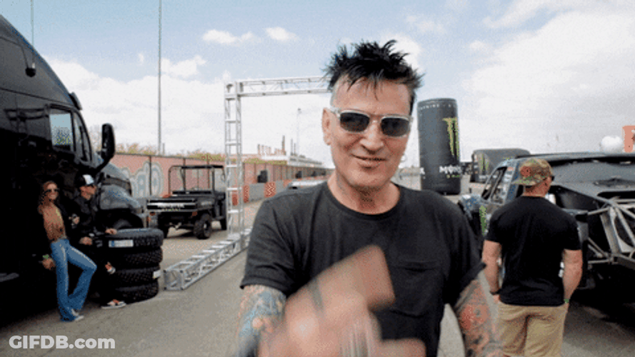 Tommy Lee Rock On GIF