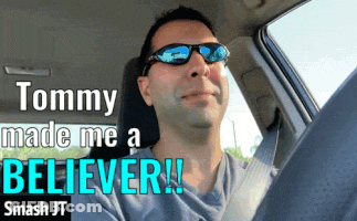 Tommy Made Me A Believer Smash JT Man In Car GIF