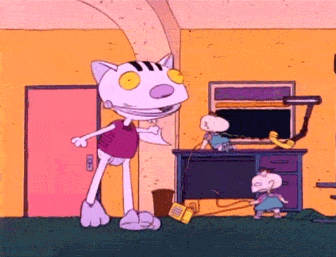 Tommy Rugrats Splashing Milk GIF