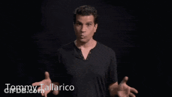 Tommy Tallarico Black Shirt Arms Outstretched GIF