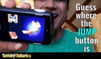 Tommy Tallarico Holding Cell Phone GIF