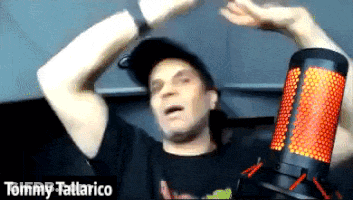 Tommy Tallarico In Hat And Black Shirt GIF