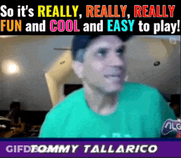 Tommy Tallarico Says Playing Video Games Is Fun And Cool GIF