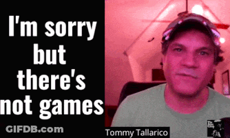 Tommy Tallarico Sorry No Games GIF