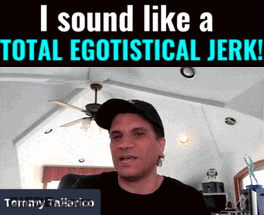 Tommy Tallarico Talking Into Microphone With Man GIF