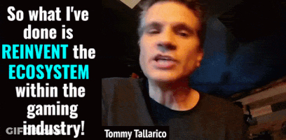 Tommy Tallarico Working 20 Hours A Day 7 Days A Week GIF
