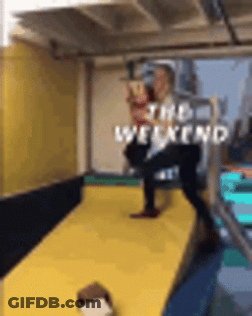 Tomorrow Is Monday Kid Zip Line GIF