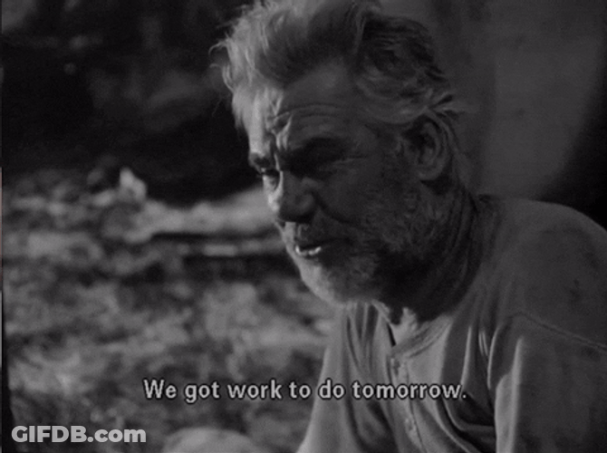 Tomorrow Tired Humphrey Bogart GIF