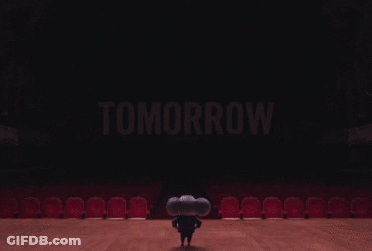 Tomorrow Tomorrow Sing GIF