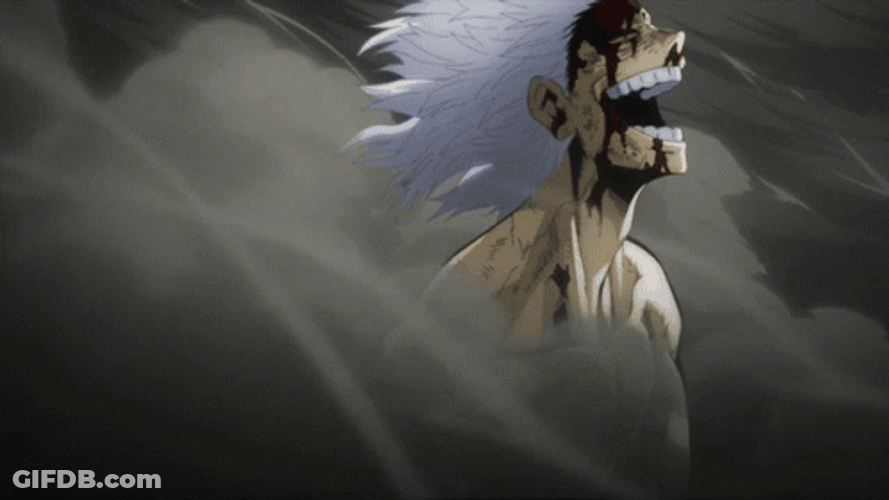 Tomura Shigaraki Big Laugh My Hero Academia GIF