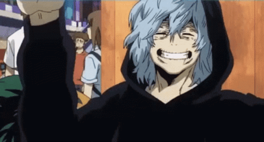 Tomura Shigaraki Jolly Expression GIF