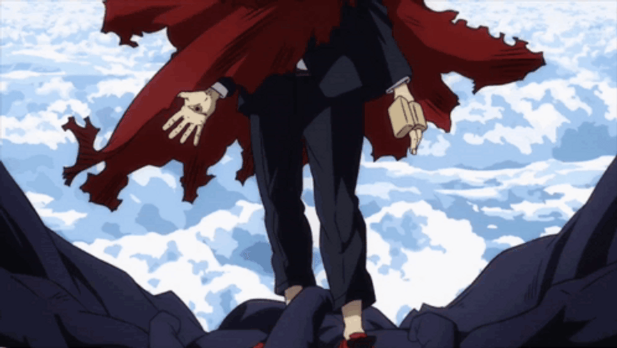 Tomura Shigaraki Unveiling Super Powers GIF