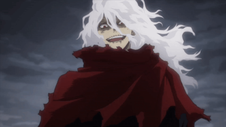 Tomura Shigaraki Wicked Grin GIF