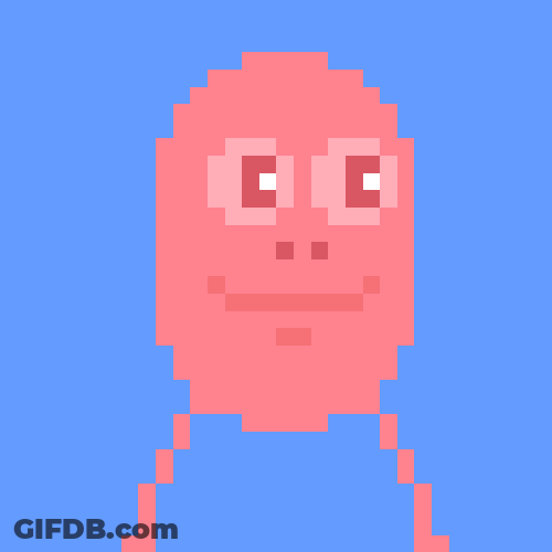 Tongue Dance Pixel Cartoon GIF