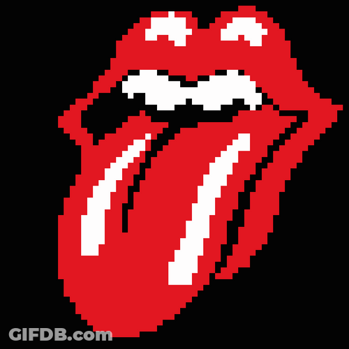 Tongue Out Logo GIF