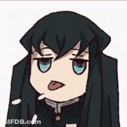 Tongue Out Muichiro Tokito GIF