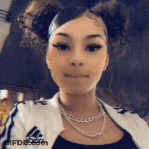 Tongue Out Pretty Girl Light Skin GIF