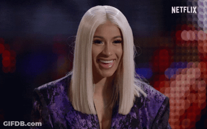 Tongue Out Teasing Playful Cardi B GIF