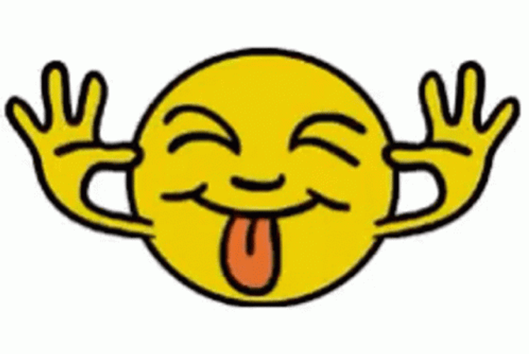 Tongue Out Teasing Playful Childish Emoji GIF