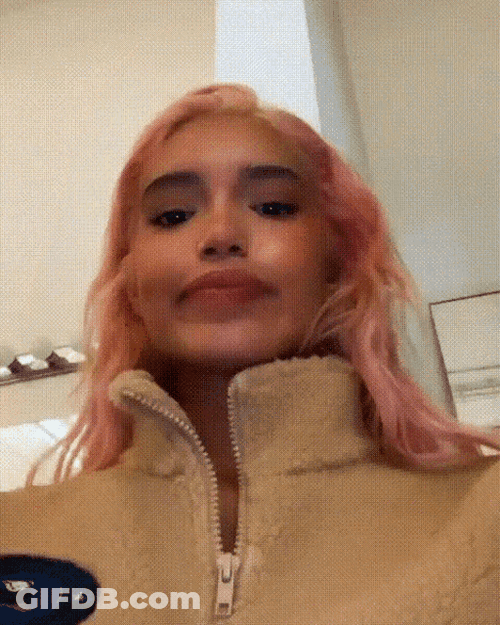 Tongue Out Teasing Playful Sabrina Sada Selfie GIF