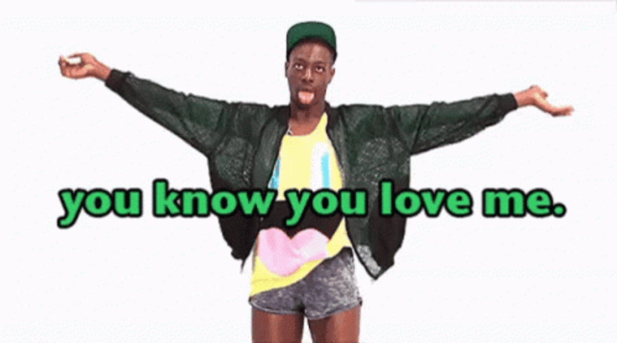 Tongue Out You Love Me GIF