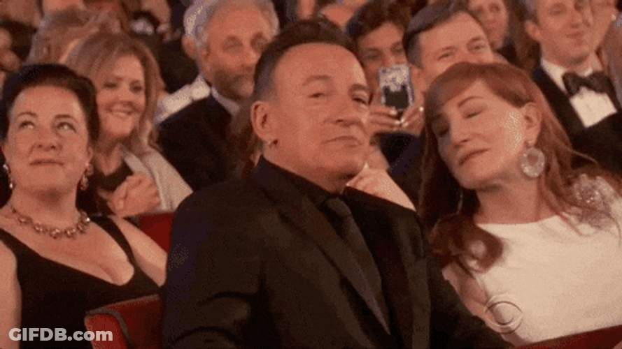 Tony Awards Bruce Springsteen Standing Up GIF