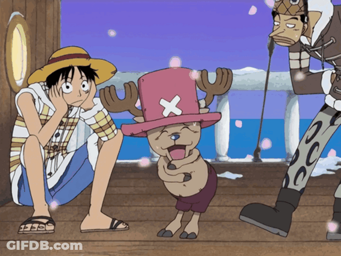 Tony Chopper Cute Dancing Reindeer GIF