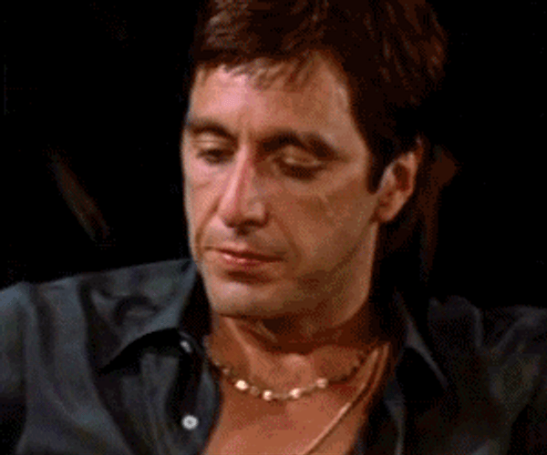 Tony Montana Lighting Cigar GIF